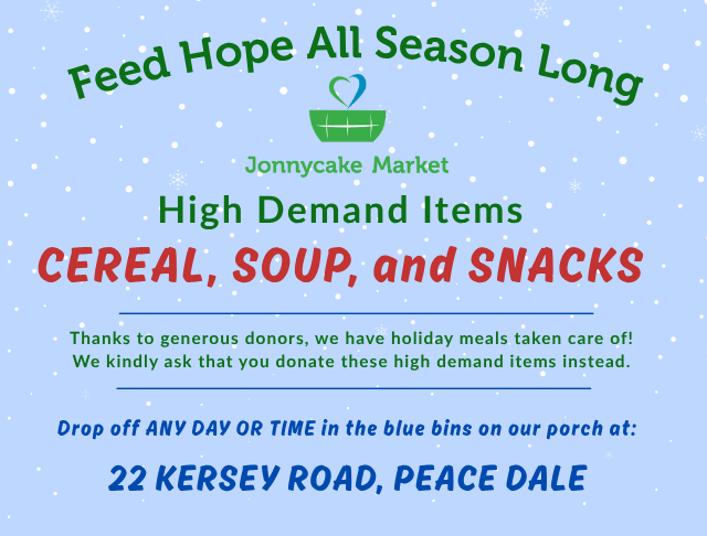 Food Donations are Greatly Appreciated!