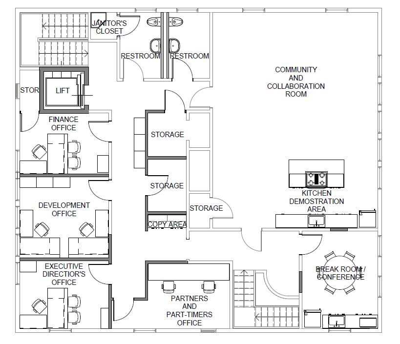 Jonnycake New Home For Hope 2nd Floor Plan